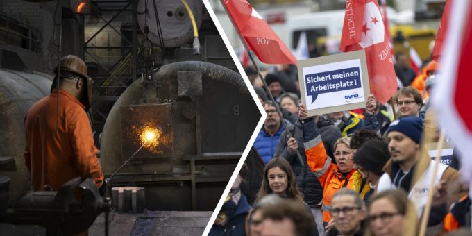 Gerlafingen SO - Stahlwerk-Arbeiter: «Wissen nicht, was passiert»