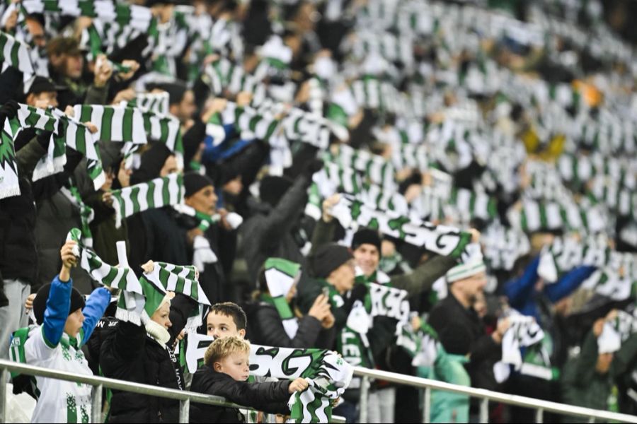 Fans des FC St. Gallen.