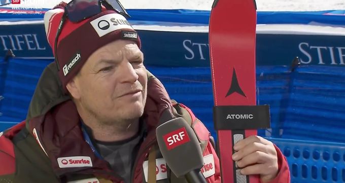 Speed-Trainer Reto Nydegger ist nach der überragenden Saison natürlich zufrieden. Marco Odermatt