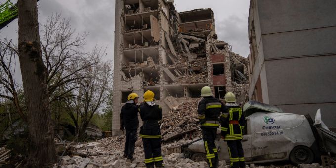 Russische Raketen- und Drohnenangriffe haben viele ukrainische Städte getroffen. (Archivbild) Drohnenangriffe