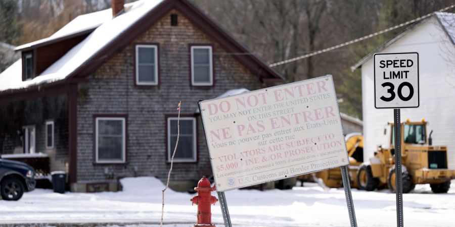 An der US-Grenze zu Kanada hat eine bizarre Kriminalgeschichte ihren Anfang gefunden - der eigentlich gar nicht der Anfang war. (Archivbild)