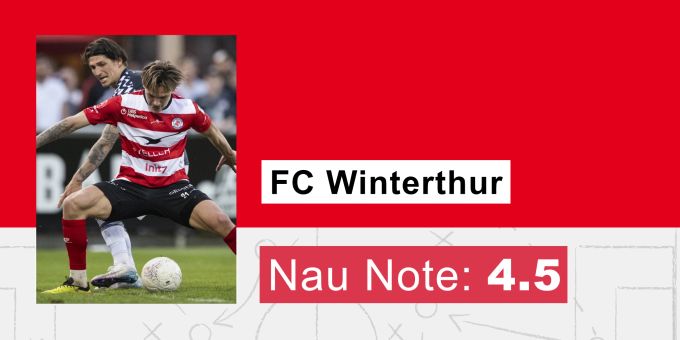 Die Nau.ch-Note für den FC Winterthur. Note FC Winterthur
