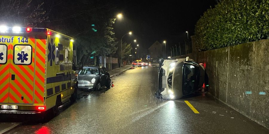 Selbstunfall in Grenchen