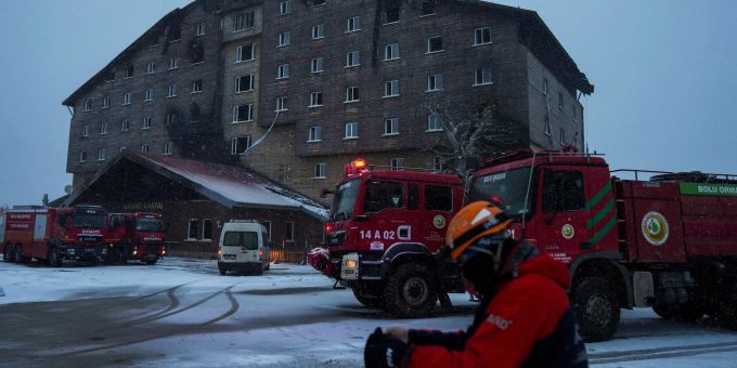 Zahlreiche Menschen konnten den Flammen nicht entkommen. (Archivfoto) Hotel brand