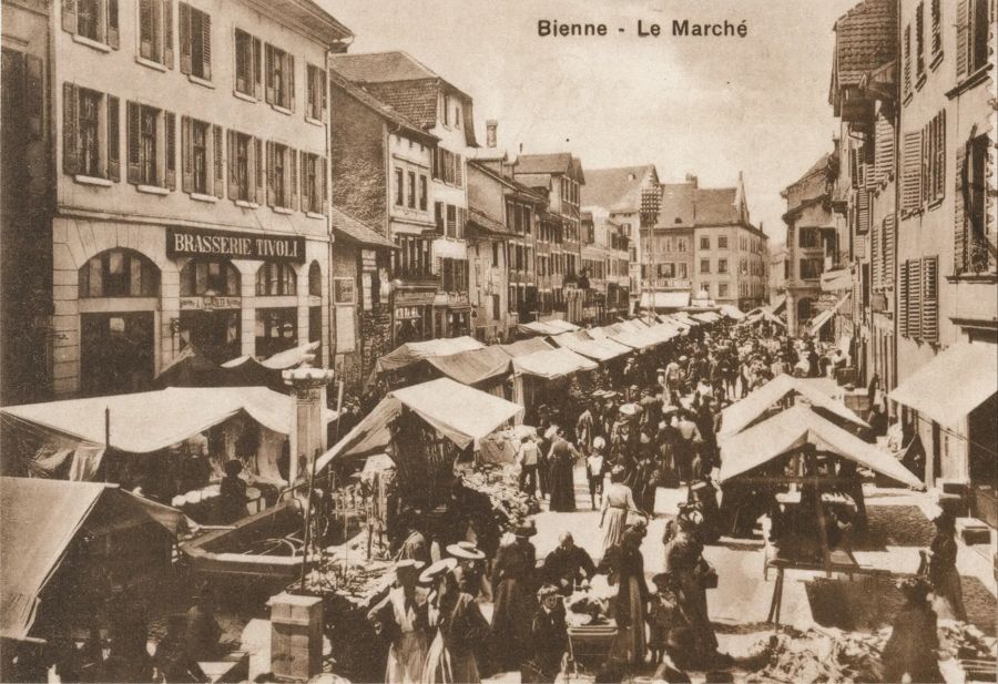 Schon früher fand in der Nidaugasse der Märit statt.