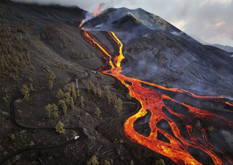ETH-Forschende gehen davon aus, dass es auf der Venus aktive Vulkane gibt. (Symbolbild)