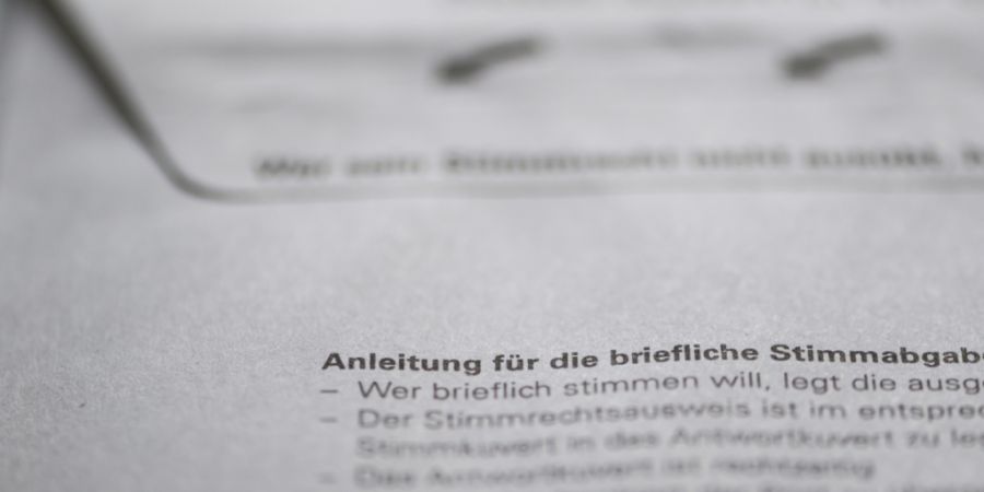 In Graubünden zeichnet sich eine hohe Stimmbeteiligung für die Wahlen und Abstimmungen vom 14. Juni ab. (Symbolbild)