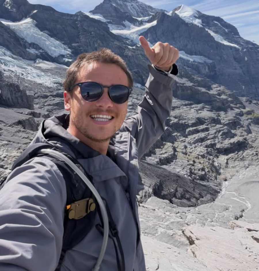 Luke reist seit rund zwei Wochen durch die Schweiz.