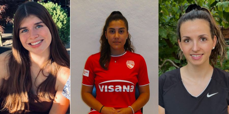 Lara Pfäffli, Lara Dos Santos und Anja Baur.