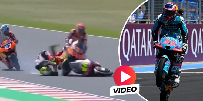Moto3 Ungarn Rote Flagge