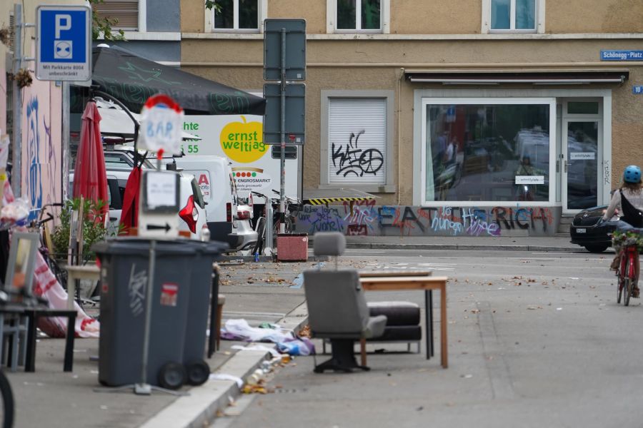 Personen waren bei der Räumung keine anzutreffen.