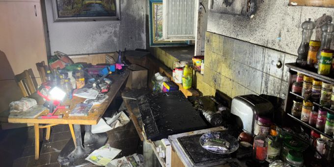 In Linthal GL kam es zu einem Küchenbrand. Brandfall