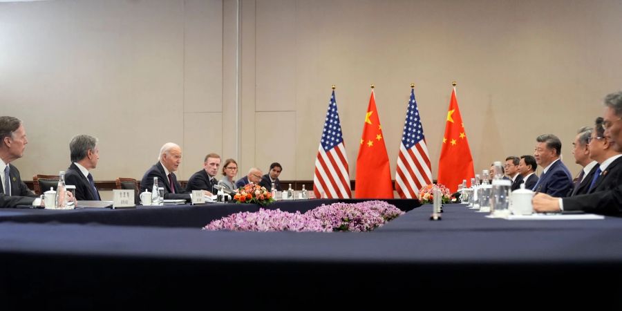 Biden und Xi treffen sich in Peru am Rande eines Gipfels.