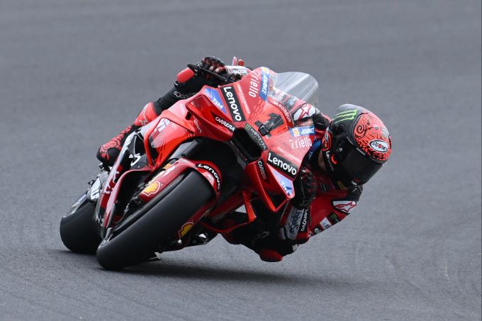 Francesco Bagnaia muss sich in Australien im Sprint der MotoGP mit Rang vier begnügen. Francesco Bagnaia
