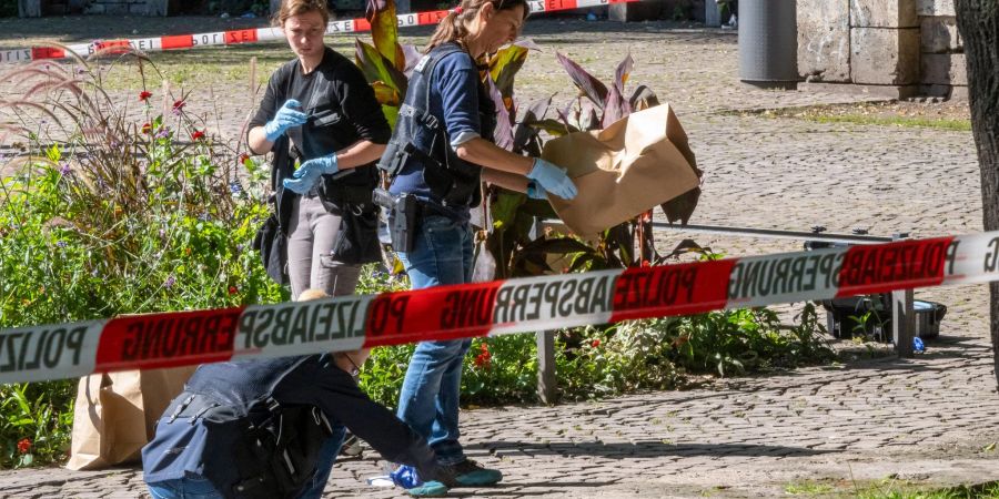 Der Hauptverdächtige nach der Tötung eines Mannes im Alten Botanischen Garten ist gefasst.