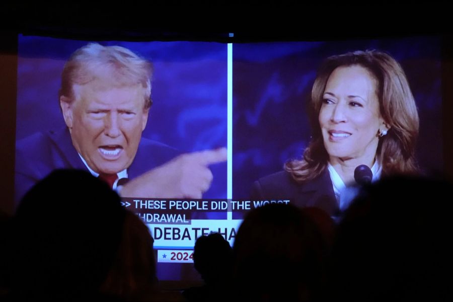 Us-Wahlen TV-Duell Harris Trump