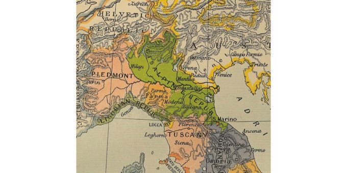 Die Cisalpinische Republik im Jahr 1799. Cisalpinische Republik