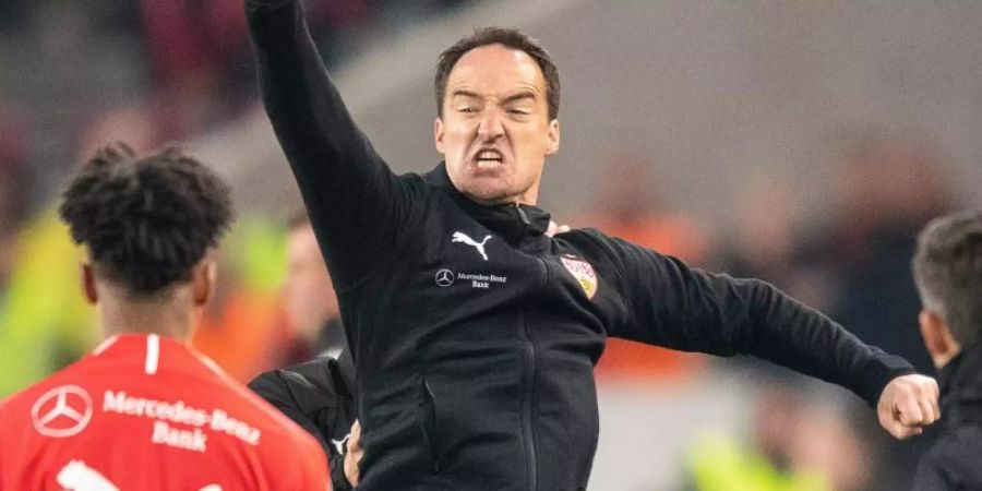Nico Willig ist der Interimscoach des VfB Suttgart. Foto: Sebastian Gollnow