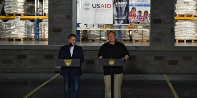 Cúcuta - Pompeo besucht Grenze zwischen Kolumbien und Venezuela