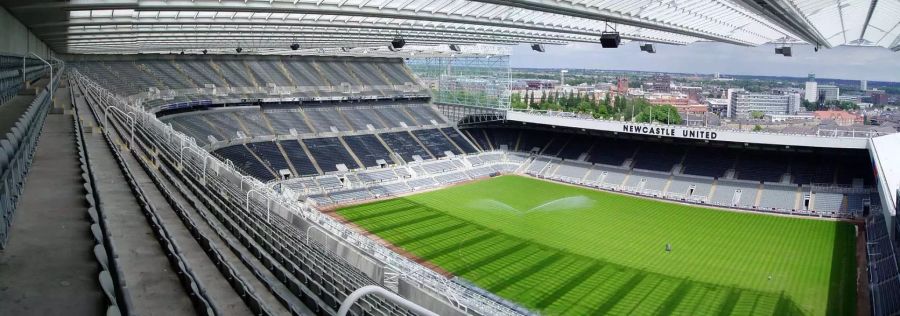 St. James' Park in Newcastle.