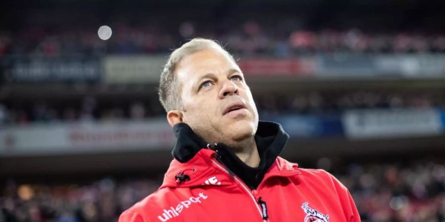 Kölns Trainer Markus Anfang beklagt fehlende Menschlichkeit in der Fussball-Branche. Foto: Marcel Kusch
