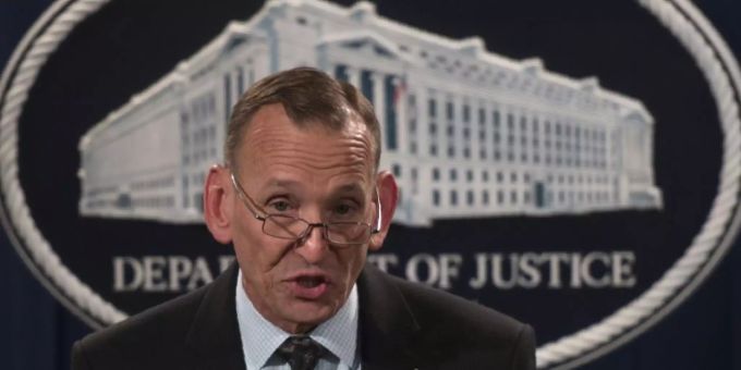 Der scheidende Direktor des Secret Service, Randolph Alles Der scheidende Direktor des Secret Service, Randolph Alles