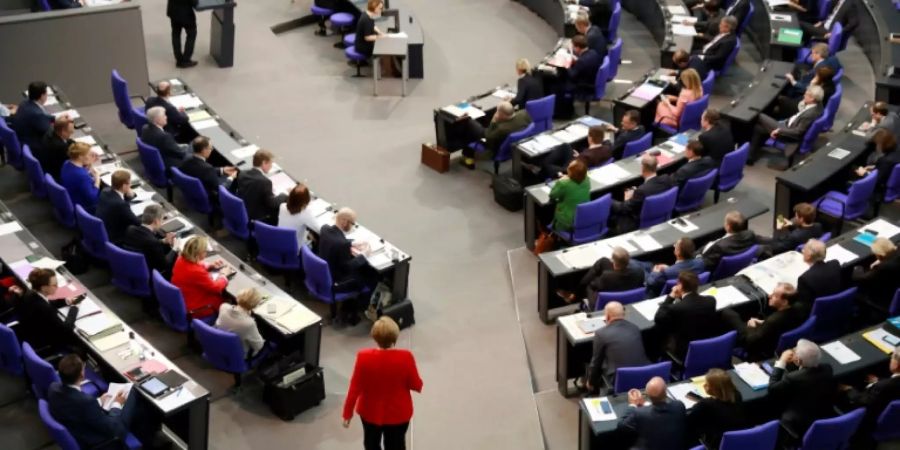 Plenum des Bundestags