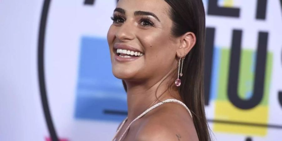 Lea Michele bei der Verleihung der American Music Awards 2017. Foto: Jordan Strauss