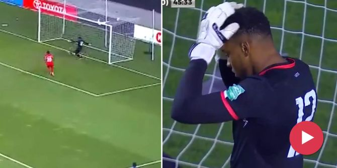 Haiti-Goalie bewirbt sich für das Eigentor des Jahres