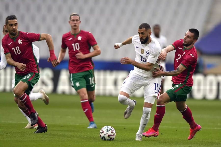 Die Franzosen siegten gegen die Bulgaren mit 3:0.