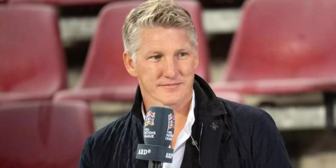 Bastian Schweinsteiger ist bei der EM als TV-Experte für die ARD im Einsatz. Foto: Federico Gambarini/dpa Bastian Schweinsteiger ist bei der EM als TV-Experte für die ARD im Einsatz. Foto: Federico Gambarini/dpa