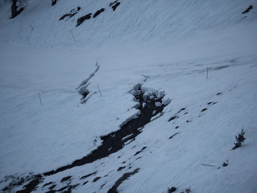 Im November war der Boden bei den ersten starken Schneefällen noch «relativ warm». Der Schnee wirkte wie eine Isolierung, sodass der Boden nicht abkühlen konnte.