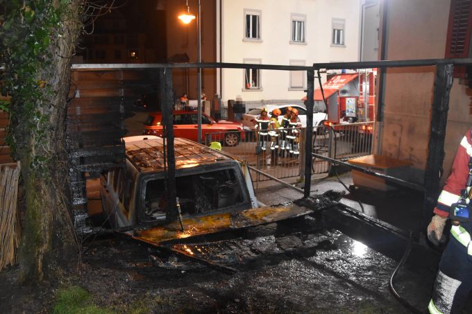 Bei den Löscharbeiten wurde niemand verletzt. Löscharbeiten