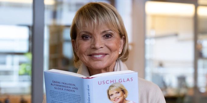 Die deutsche Schauspielerin Uschi Glas. Kölner Treff Uschi Glas