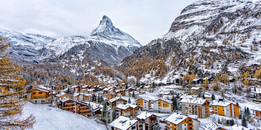 Der Skibetrieb in Zermatt war von der Lawine nicht beeinträchtigt.