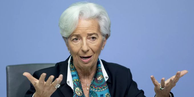 Die Europäische Zentralbank hat im Dezember Christine Lagarde zur Präsidentin gemacht. europäische zentralbank
