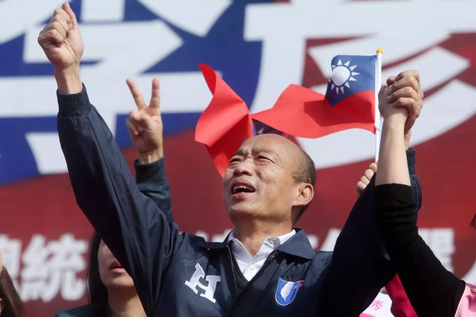 Han Kuo-yu, Präsidentschaftskandidat der Kuomintag-Partei. taiwan han kuo-yu