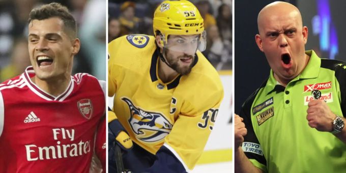 Fussball, Eishockey oder Darts: Am 1. Januar wartet die volle Ladung Sport. Darts-WM Fussball Eishockey
