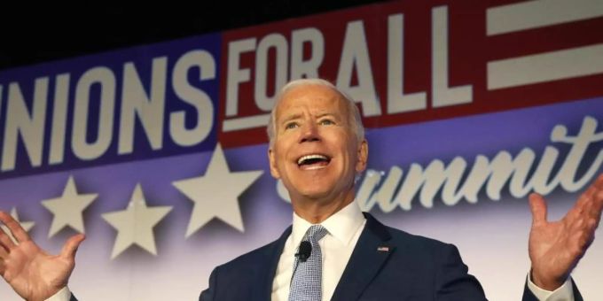 Joe Biden bewirbt sich um die Präsidentschaftskandidatur der Demokraten für die Wahl 2020. Foto: Ringo H.W. Chiu/FR170512 AP/dpa Joe Biden bewirbt sich um die Präsidentschaftskandidatur der Demokraten für die Wahl 2020. Foto: Ringo H.W. Chiu/FR170512 AP/dpa