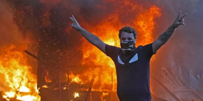 Proteste in der Hauptstadt Bagdad Proteste in der Hauptstadt Bagdad