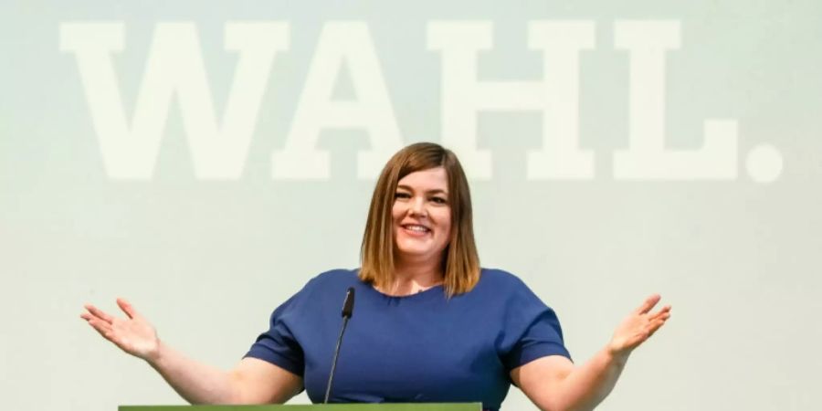 Fegebank bei ihrer Rede auf der Mitgliederversammlung