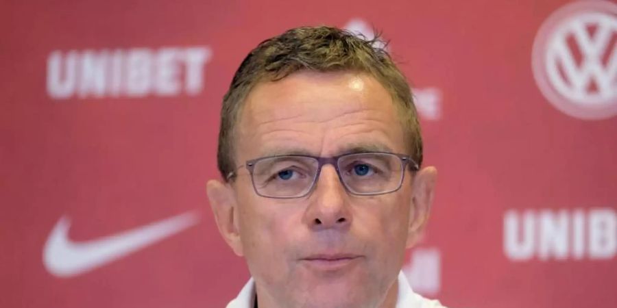 Sollte laut einem Bericht Trainer und Sportdirektor beim AC Mailand werden: Ralf Rangnick. Foto: Sebastian Willnow/zb/dpa