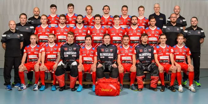 Das Floorball Köniz-Team. Köniz