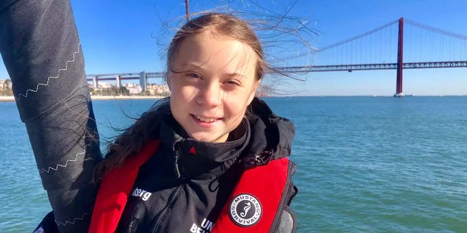 «Lissabon!» - Greta Thunberg hat wieder Land unter den Füssen