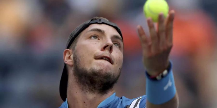 Steht in Basel in der Runde der letzten acht: Jan-Lennard Struff. Foto: Eduardo Munoz Alvarez/AP/dpa