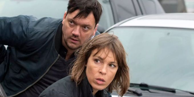 Bukow (Charly Hübner) und König (Anneke Kim Sarnau) aus dem Polizeiruf Rostock. «Polizeiruf 110»