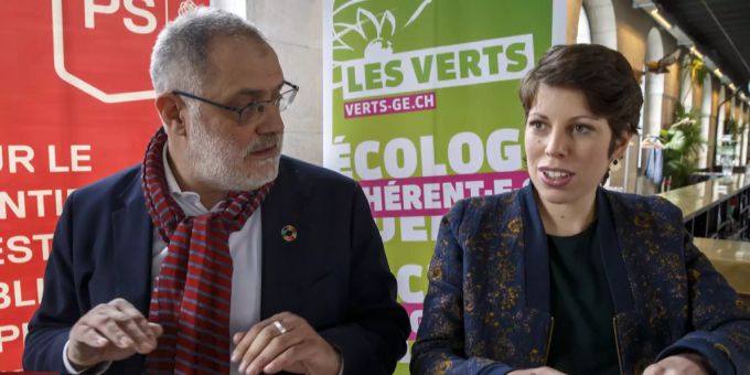 Carlo Sommaruga von der SP (links) und Lisa Mazzone von den Grünen (rechts). (Archivbild) SP und Grüne
