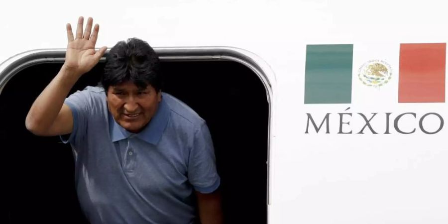 Nach seinem Rücktritt als Präsident Boliviens hat sich Morales ins Exil nach Mexiko abgesetzt. Foto: Eduardo Verdugo/AP/dpa