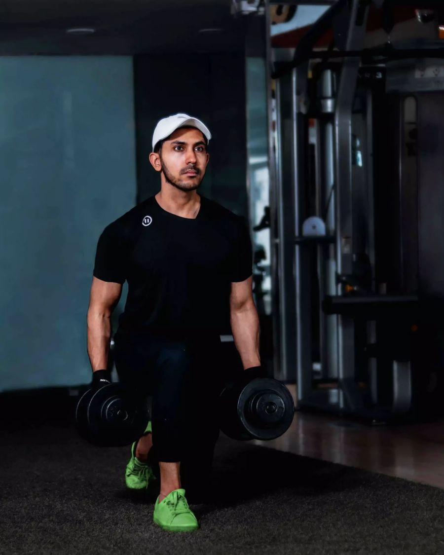 Mann beim Workout