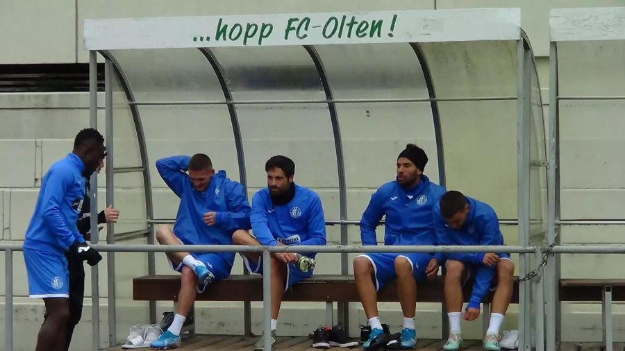 Normalerweise spielt der FC Olten in diesem Stadion.